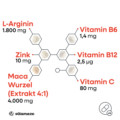MACA HOCHDOSIERT+L-Arginin Vitamaze Kapseln